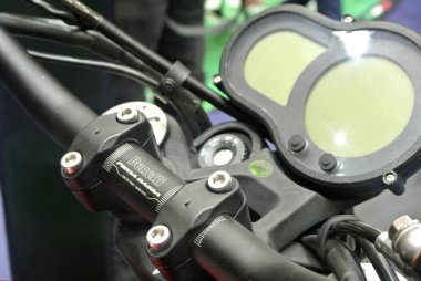 Kuala Lumpur, Malezya-26 Kasım 2018: Benelli motosiklet marka ve logolar, motosiklet vücut. Benelli motosiklet aslında İtalya yapılmış ama şimdi Çin tarafından üretilen
