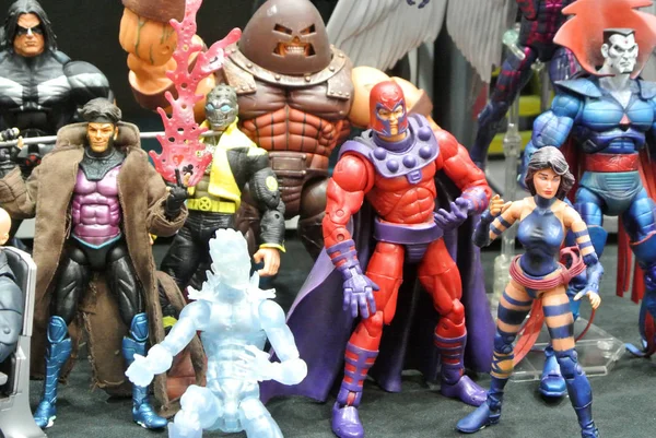 Kuala Lumpur, Malezya-4 Nisan 2018: seçili odaklı kurgusal karakter aksiyon figürü X-Men. X-Men's Amerikan çizgi roman ve Marvel tarafından yayımlanan film bir görünen.
