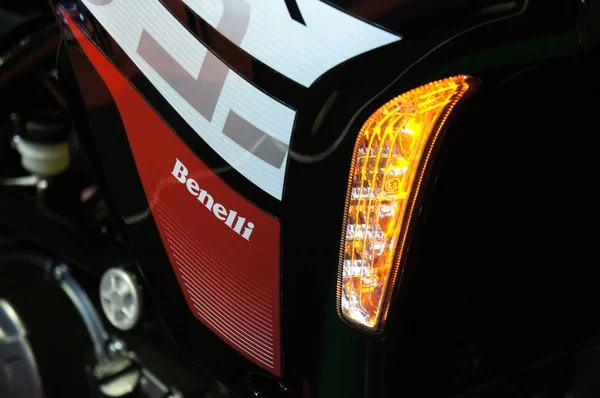 Kuala Lumpur Malaisie Novembre 2018 Marque Moto Benelli Logos Sur — Photo