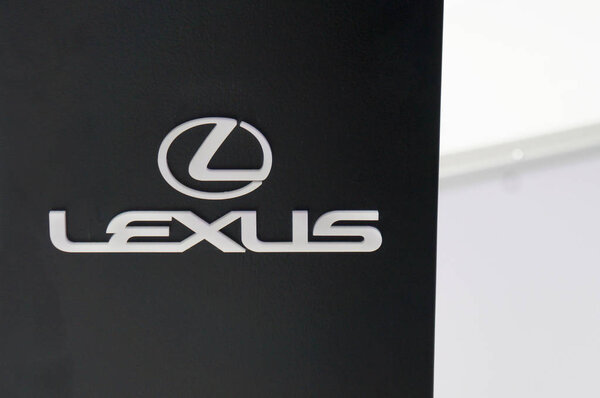KUALA LUMPUR, MALAYSIA - NOVEMBER 24, 2018: Lexus car brand emblem and logos. Lexus is the luxury and premium vehicle division of the Japanese automaker Toyota. 