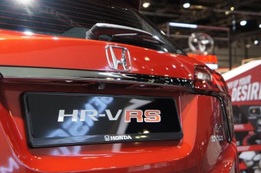 Kuala Lumpur, Malezya-23 Mart 2018: seçili Honda ticari marka amblemi ve logos adlı araba vücut duruldu. Honda Japonya dünyanın ünlü otomobil üreten biridir.   