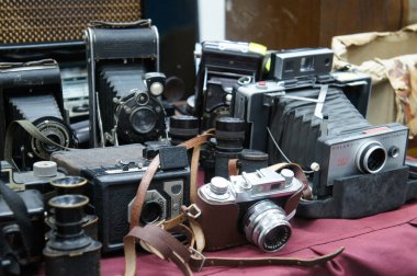 Sony Dsckuala Lumpur, Malezya-9 Aralık 2018: kamusal alanlarda izleme için koleksiyoncular tarafından görüntülenen antika fotoğraf makinesi.