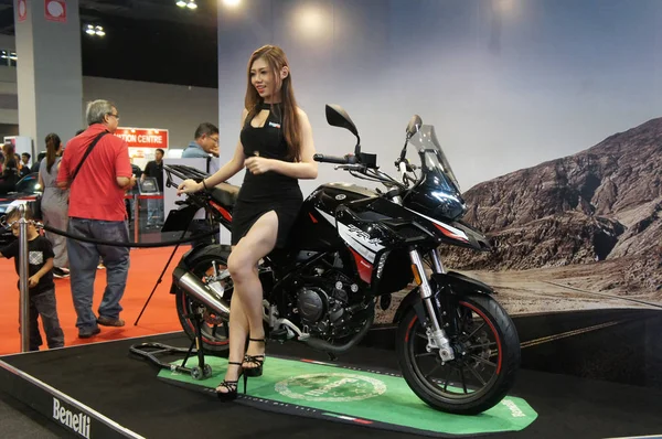Kuala Lumpur Malasia Noviembre 2018 Motocicleta Benelli Enorme Showroom Motocicleta — Foto de Stock