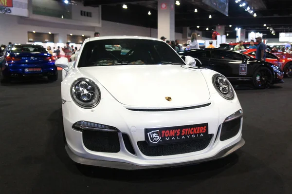 Kuala Lumpur Malezya Kasım 2018 Porsche Araba Sergi Büyük Showroom — Stok fotoğraf