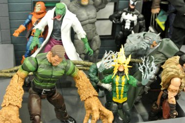 Kuala Lumpur, Malezya-31 Mart 2018: seçili Marvel çizgi eylem rakam çağrı Spider-man duruldu. Avengers takım biriydi. Aksiyon figürleri toplayıcı tarafından biraraya. 