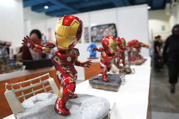 Kuala Lumpur Malaysia January 2019 Избранная Фигурка Персонажа Iron Man — стоковое фото