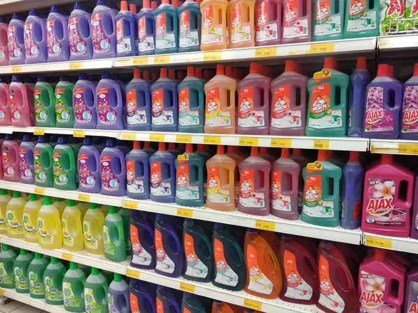 Kuala Lumpur Malaysia Aprile 2019 Selezionato Focalizzato Sul Detergente Liquido — Foto Stock