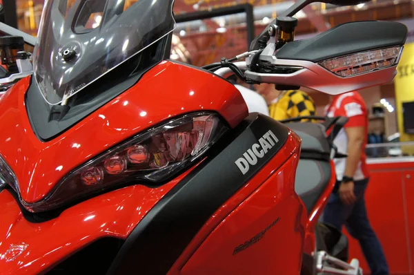 Kuala Lumpur Malasia Marzo 2018 Emblema Ducati Logotipos Cuerpo Motocicleta — Foto de Stock