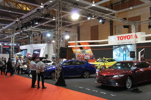 Kuala Lumpur Maleisië April 2019 Cars Showroom Gelegen Grote Zaal — Stockfoto