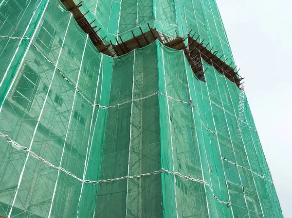 Kuala Lumpur Malaysia July 2018 Rede Segurança Instalada Andaime Exterior — Fotografia de Stock