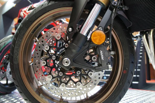 Kuala Lumpur Malasia Noviembre 2018 Requieren Frenos Disco Motocicleta Para — Foto de Stock