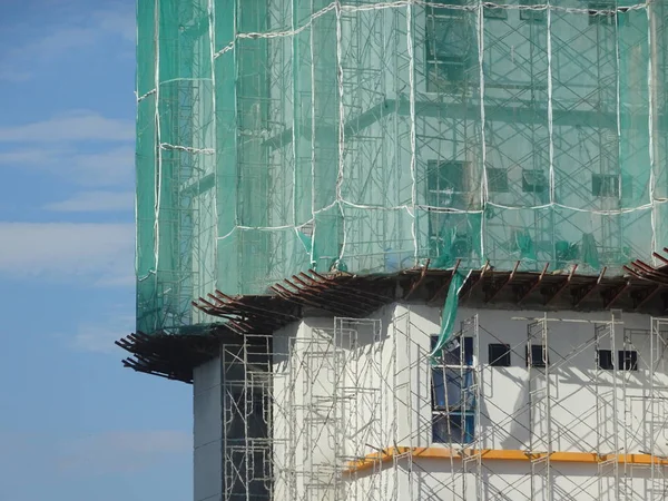 Kuala Lumpur Malezya Temmuz 2019 Yüksek Katlı Bina Inşaatı Sırasında — Stok fotoğraf