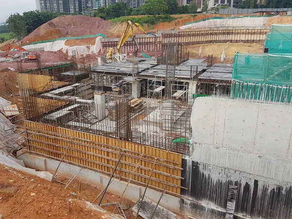 Kuala Lumpur Malaysia July 2017 Cave Construção Construção Usando Método — Fotografia de Stock