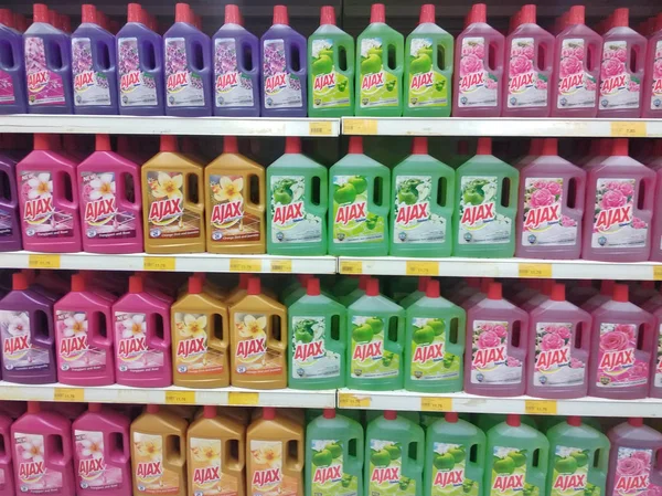Kuala Lumpur Malaysia July 2019 Selecionado Focado Detergente Líquido Exibido — Fotografia de Stock