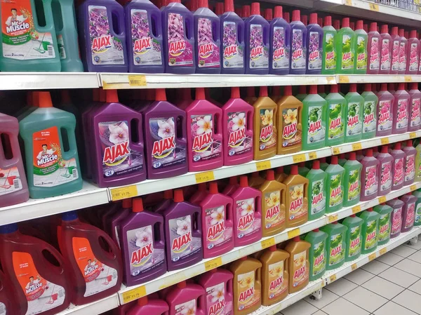 Kuala Lumpur Malasia Julio 2019 Seleccionado Enfocado Detergente Líquido Que —  Fotos de Stock