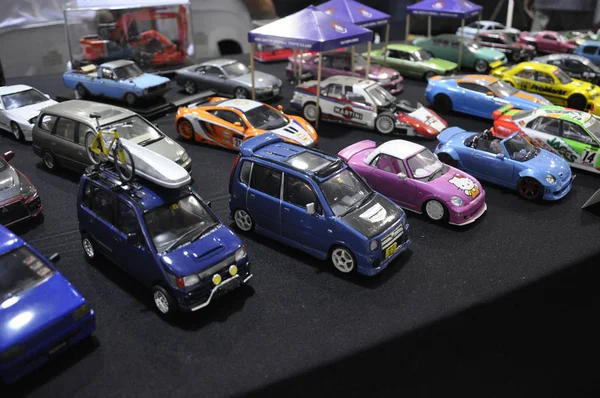 Kuala Lumpur Malaysia Novembre 2017 Raccolta Vari Modelli Auto Miniatura — Foto Stock