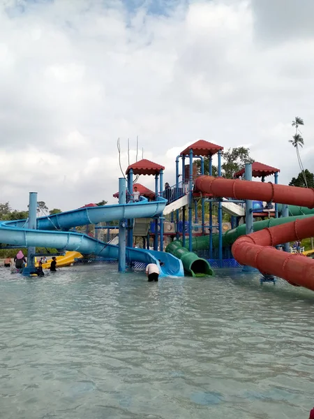 Tambun Malaysia Januar 2016 Kinder Wasserpark Für Tambun Malaysia Nach — Stockfoto