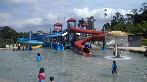 Tambun Malaysia Janeiro 2016 Parque Temático Água Para Crianças Tambun — Fotografia de Stock