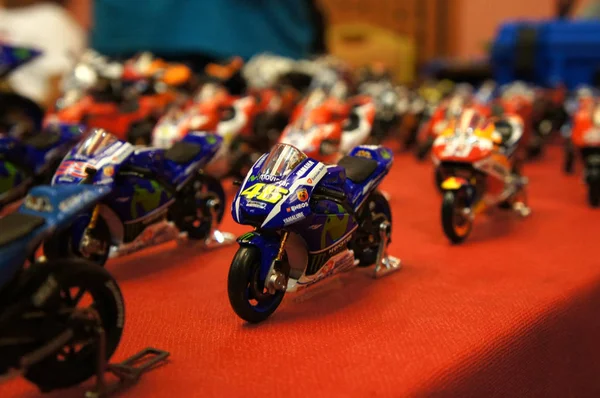 Kuala Lumpur Malaysia March Selective Focused Motogp Miniature Scale Motorcycle — стоковое фото