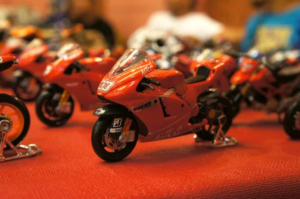 Kuala Lumpur Malaysia March Seletivo Focado Modelos Motocicletas Miniatura Motogp — Fotografia de Stock