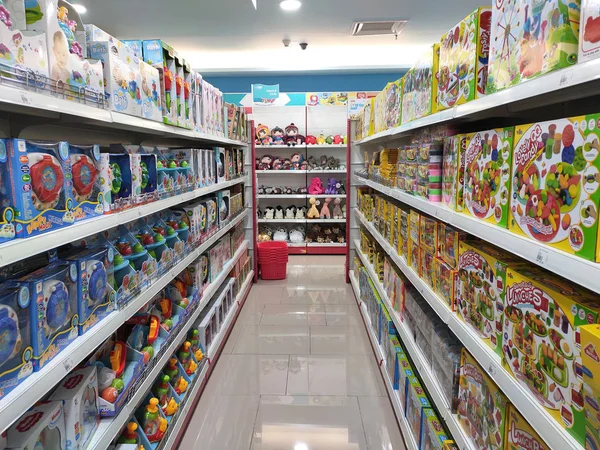 Куала Лумпур Малайзія Липня 2019 Дитячі Іграшки Підвішені Виставлені Клієнтів — стокове фото