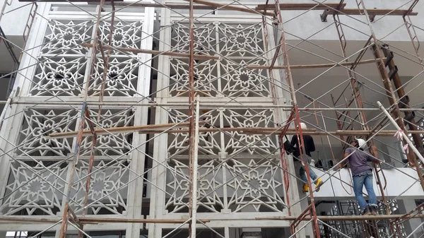 Kuala Lumpur Malaysia August 2018 Grc Glass Fibre Reinforce Concrete — стоковое фото