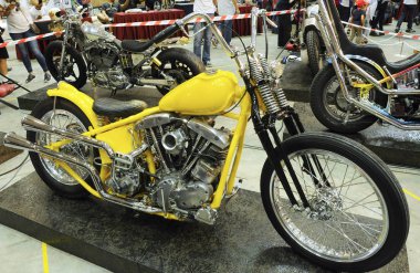 Kuala Lumpur, Malezya-Mart 24, 2018: güzel Amerikalı 'nın Harley-Davidson motosiklet. Sahibi tarafından yaratıcı özelleştirilmiş. 