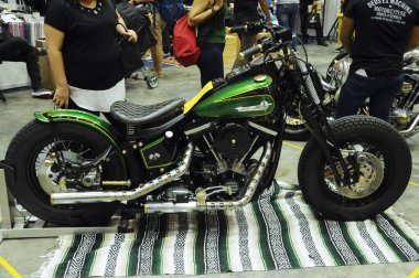 Kuala Lumpur, Malezya-Mart 24, 2018: güzel Amerikalı 'nın Harley-Davidson motosiklet. Sahibi tarafından yaratıcı özelleştirilmiş. 