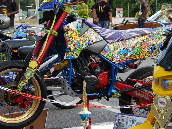 Kuala Lumpur Malaysien September 2016 Custom Motorcycle Maßgeschneidert Aus Alten — Stockfoto