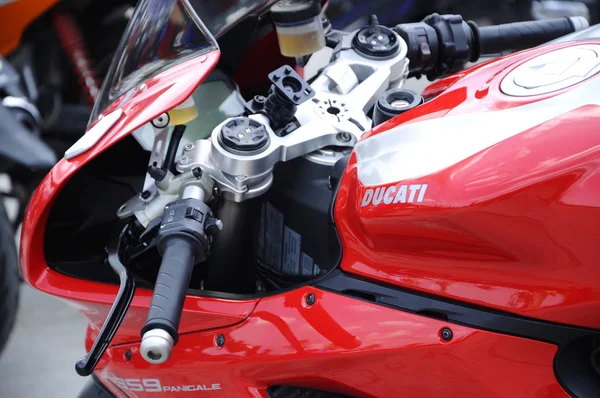 Kuala Lumpur Malaisie Mars 2018 Emblème Ducati Logos Sur Carrosserie — Photo