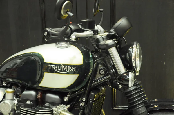 Kuala Lumpur Malaysia März 2018 Triumph Motorrad Markenlogos Die Logos — Stockfoto
