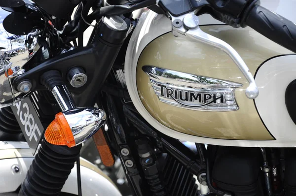 Kuala Lumpur Maleisië Maart 2018 Triumph Motorcycle Merk Logo Logo — Stockfoto