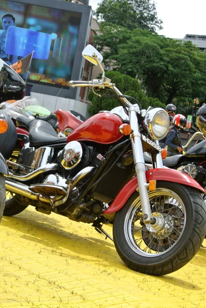 Kuala Lumpur Malezja Marca 2018 Beautiful American Harley Davidson Motocykl — Zdjęcie stockowe