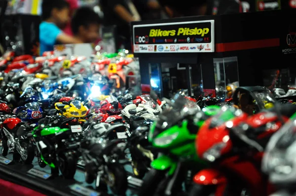 Serdang Malaysia Julho 2016 Miniatura Modelo Motocicleta Cima Mesa — Fotografia de Stock