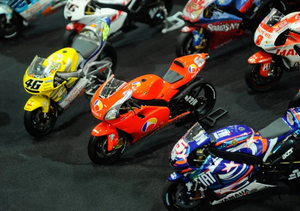 Serdang Malasia Julio 2016 Miniatura Modelo Motocicleta Puesta Sobre Mesa — Foto de Stock