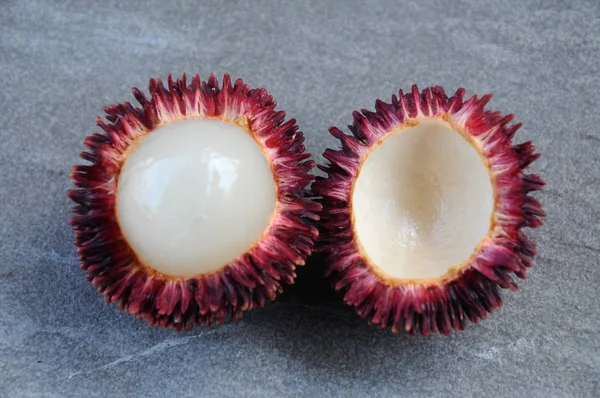 Pulasan Atau Nama Ilmiah Nephelium Mutabile Blume Sering Disebut Rambutan — Stok Foto