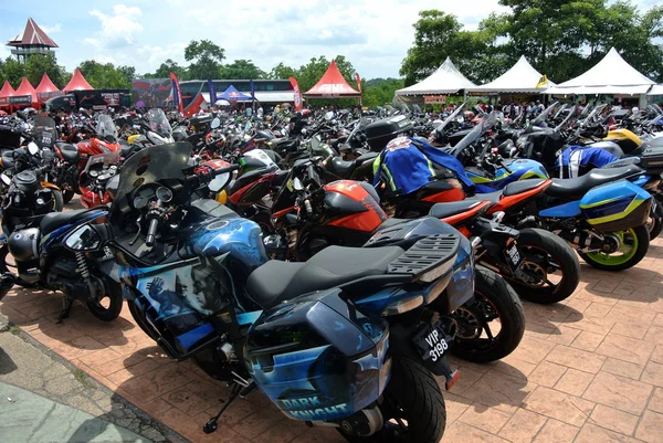 Kuala Lumpur Malaysia March 2018 Thousand Various Brand Motorcycle Parked — Stock Photo, Image