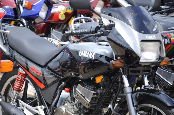Kuala Lumpur Malajsie Března 2018 Motocykl Značky Yamaha Loga Motocyklu — Stock fotografie