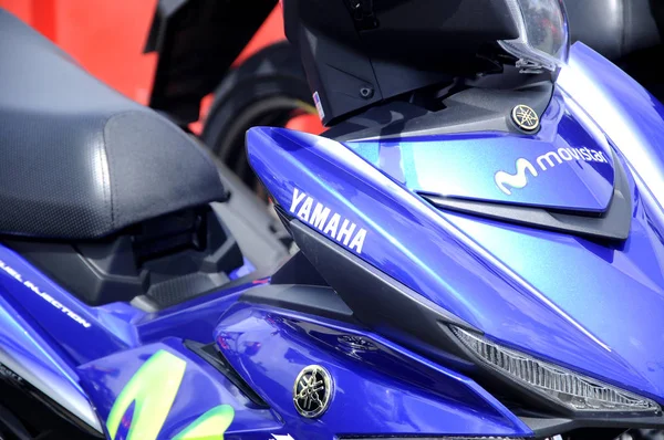 Kuala Lumpur Malaisie Mars 2018 Marque Logos Moto Yamaha Sur — Photo