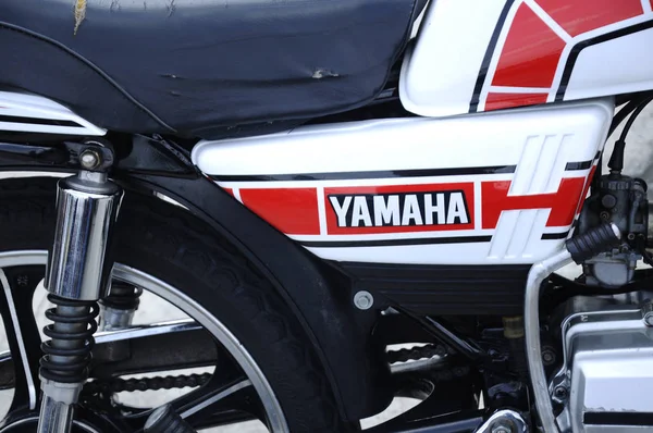 Κουάλα Λουμπούρ Μαλαισία Μαρτίου 2018 Σήμα Λογότυπα Μοτοσικλέτας Yamaha Στο — Φωτογραφία Αρχείου