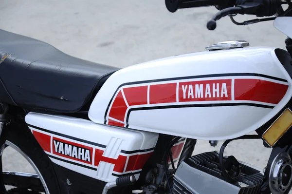 Κουάλα Λουμπούρ Μαλαισία Μαρτίου 2018 Σήμα Λογότυπα Μοτοσικλέτας Yamaha Στο — Φωτογραφία Αρχείου