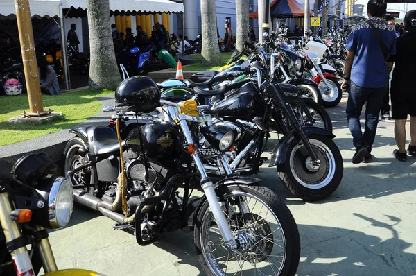 Kuala Lumpur Malezja Marca 2018 Beautiful American Harley Davidson Motocykl — Zdjęcie stockowe