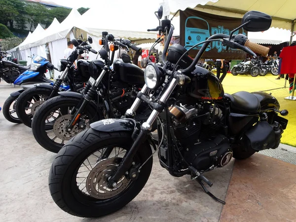 Kuala Lumpur Malezja Marca 2018 Beautiful American Harley Davidson Motocykl — Zdjęcie stockowe