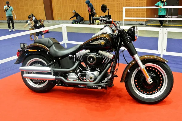 Kuala Lumpur Malezja Marca 2018 Beautiful American Harley Davidson Motocykl — Zdjęcie stockowe