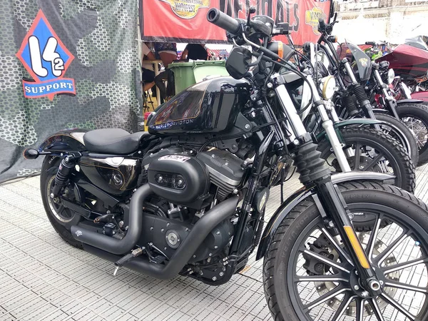 Kuala Lumpur Malaysia March 2018 Motocicleta Harley Davidson Beautiful American — Fotografia de Stock