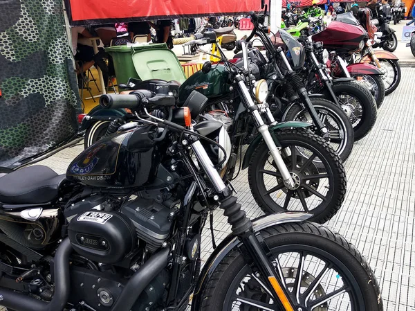 Kuala Lumpur Malezya Mart 2018 Güzel Amerikalı Nın Harley Davidson — Stok fotoğraf