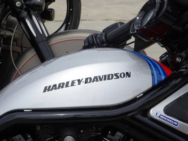 Kuala Lumpur Malaisie Juillet 2017 Conception Des Logos Harley Davidson — Photo