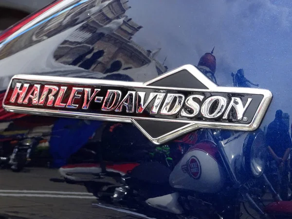 Kuala Lumpur Malaisie Juillet 2017 Conception Des Logos Harley Davidson — Photo