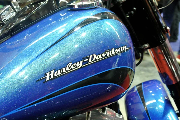 Kuala Lumpur Malaysia July 2017 Design Logotipos Motocicleta Harley Davidson — Fotografia de Stock