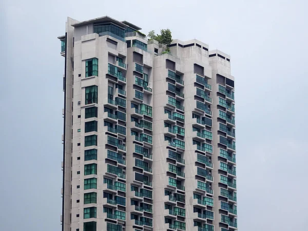 Kuala Lumpur Maleisië Juli 2017 Hoog Gelegen Appartementencomplex Met Modern — Stockfoto